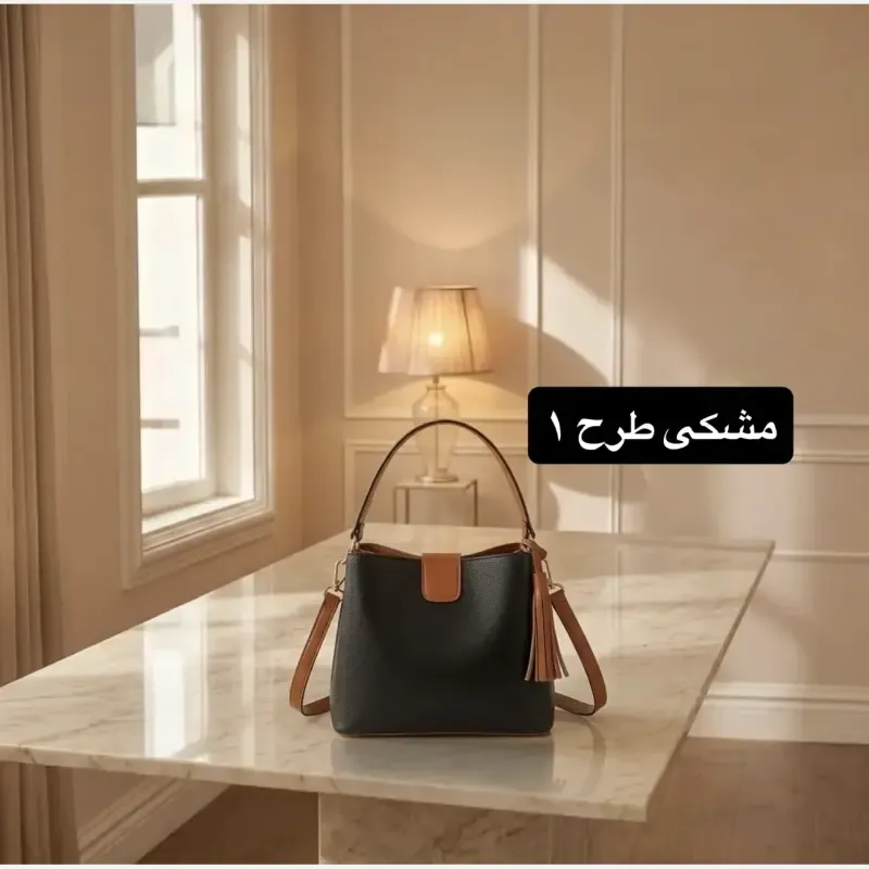 کیف زنانه اسپرت روزمره چرم مصنوعی مدل دو بند - تصویر 10