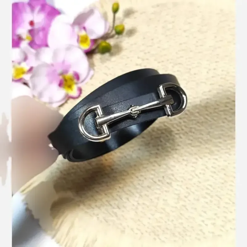 کمربند زنانه مینیمال مشکی با سگک نقره ای طول 105 سانت عرض 2 سانت - تصویر 3