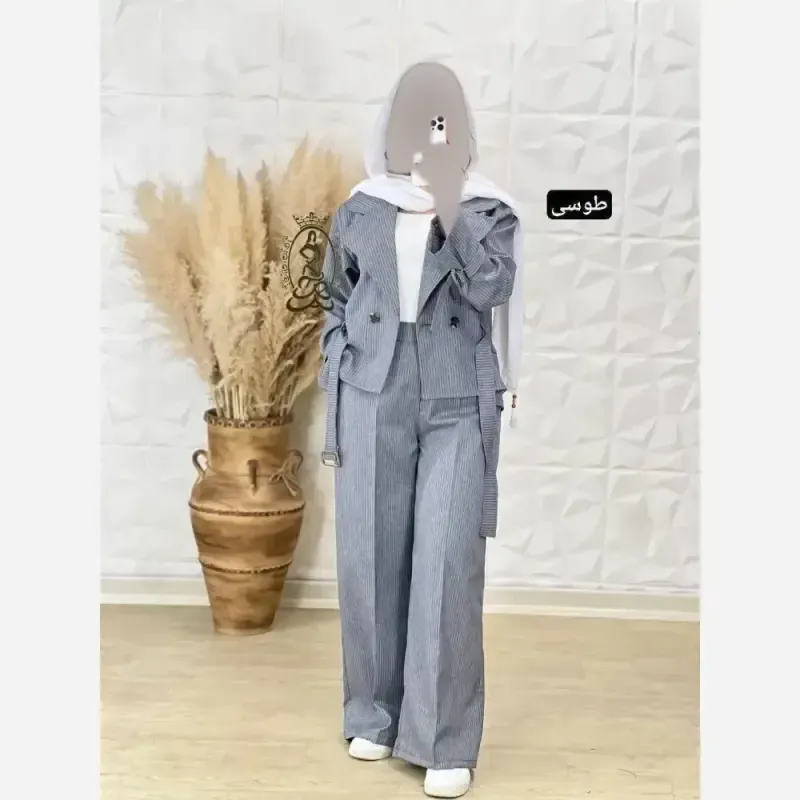 کت شلوار زنانه دیپلمات پرشیا مدل دلبر - تصویر 2