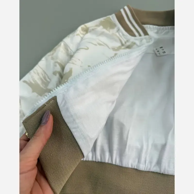 سه تیکه سویشرت و هودی و شلوار بچه گانه کتان ضدآب سایز 35 تا 50 - تصویر 3