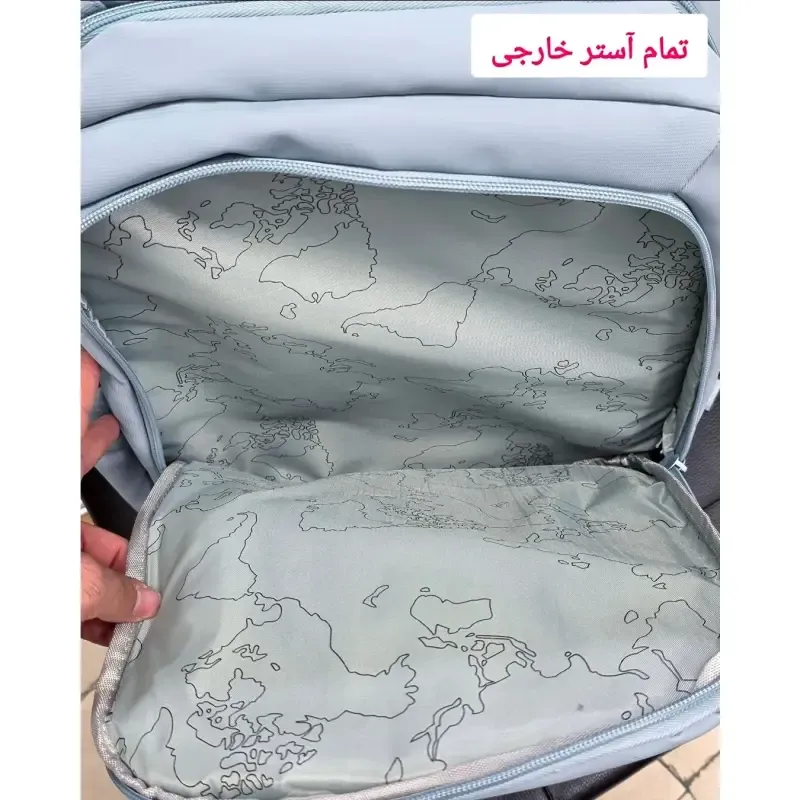 کوله پشتی پاستیلی اسپرت پریزیدنت وارداتی ضد خش جادار با محفظه لپ تاپ - تصویر 19