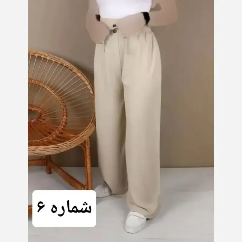 شلوار بگ نخی صوفیا قد 100 سانت - تصویر 10