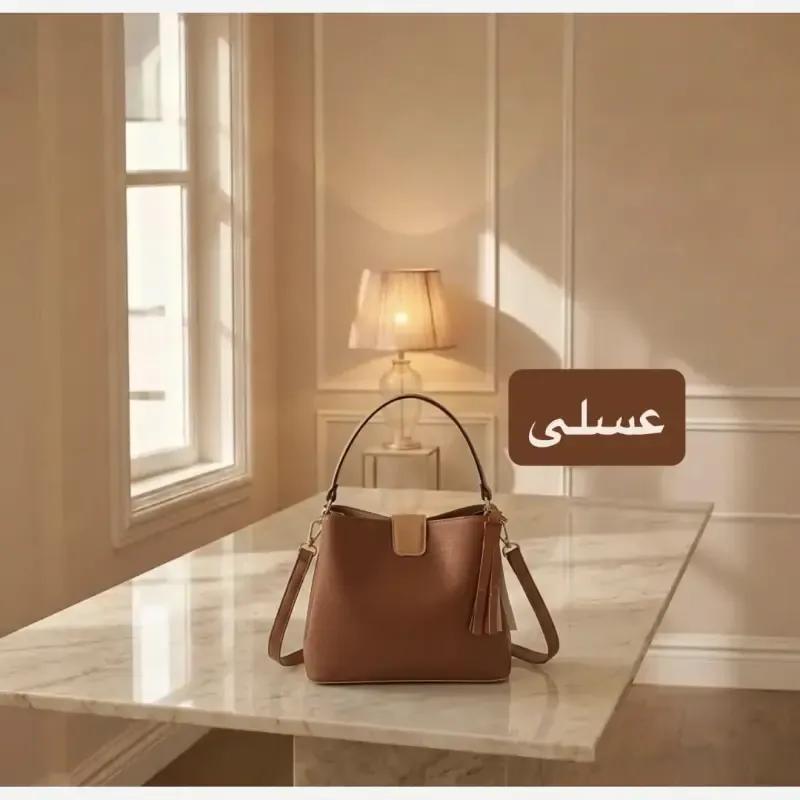 کیف زنانه اسپرت روزمره چرم مصنوعی مدل دو بند - تصویر 4