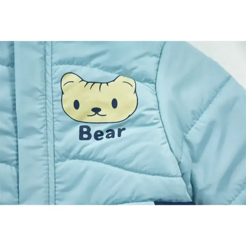 کاپشن پسرانه BEAR آبی - تصویر 3