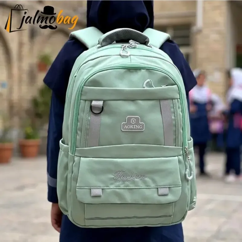 کوله پشتی اسپرت سبک پارچه کجراه خارجی ضد تعریق مناسب سوم ابتدایی به بالا - تصویر 9