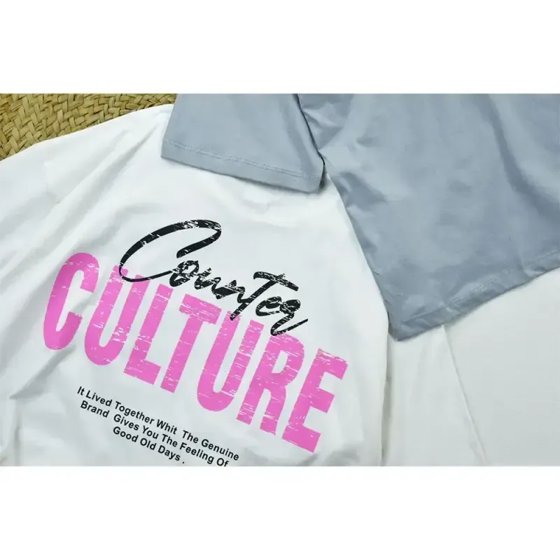 تیشرت لانگ زنانه طرح CULTURE کد 11775 جنس پنبه - تصویر 2
