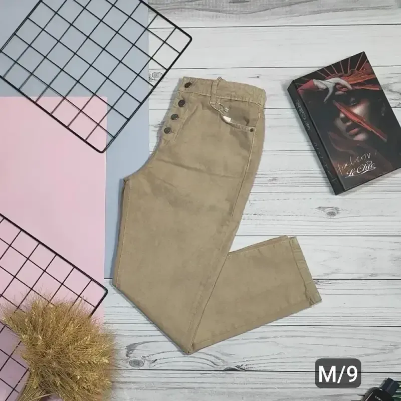 شلوار جین رنگی مام استایل ترک سایز 29 تا 31 - تصویر 2