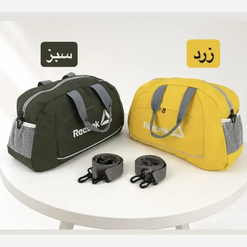 ساک ورزشی پارچه ای ابعاد 45 در 25 در 15 سانتیمتر با بند بلند و زیپ - تصویر 7