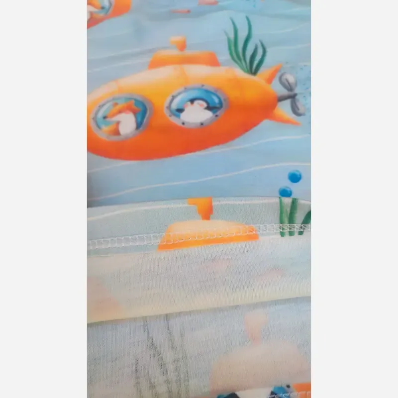 بلوز و شلوار راحتی بچگانه طرح زیردریایی سایز 35 و 40 - تصویر 4