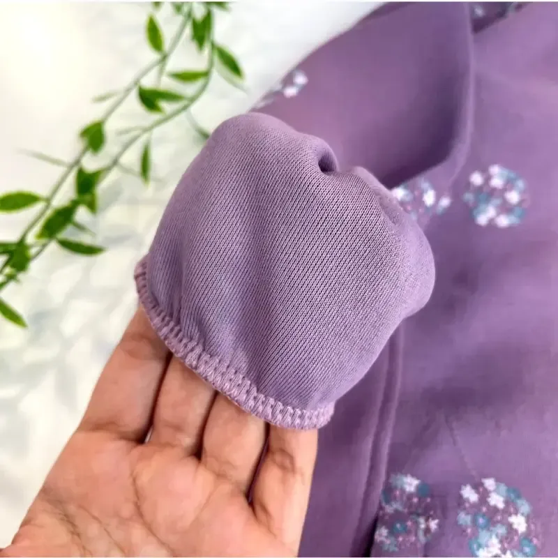 سوییشرت پاییزه بچگانه دخترانه طرح گیلاسی دورس ترک مناسب 7 تا 12 سال - تصویر 4