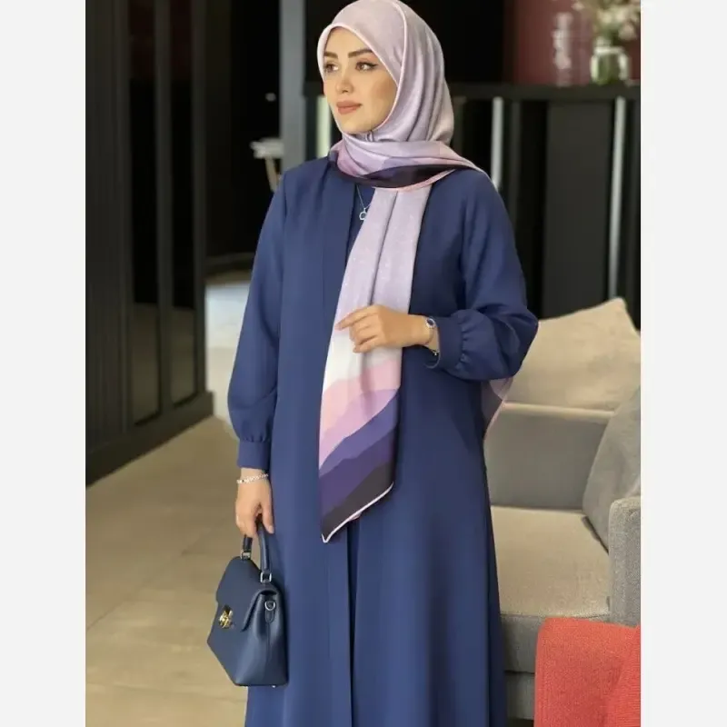 روسری نخ کاستوم طرح یاس قواره بزرگ 140 سانتیمتر چرخ دوز - تصویر 7