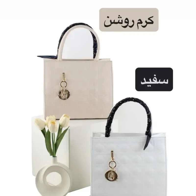 کیف زنانه چرم مصنوعی روزمره و مجلسی بند دار - تصویر 5