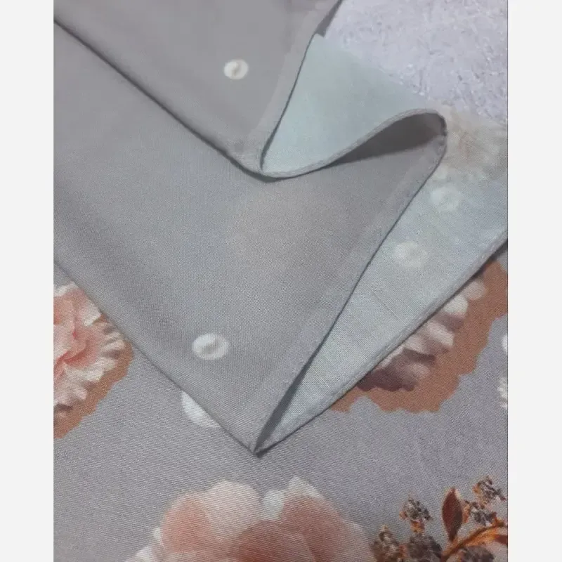 روسری مجلسی طرح صدف سه بعدی قواره بزرگ 140 سانتیمتر جنس نخ کاستوم - تصویر 13