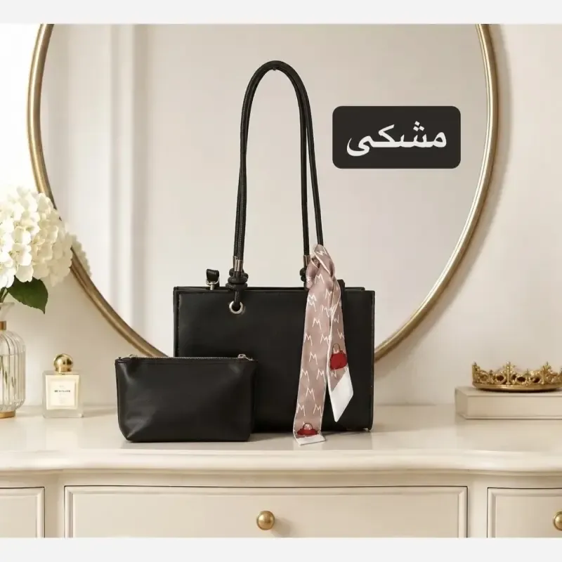 کیف زنانه چرم مصنوعی اسپرت روزمره بند بلند - تصویر 5