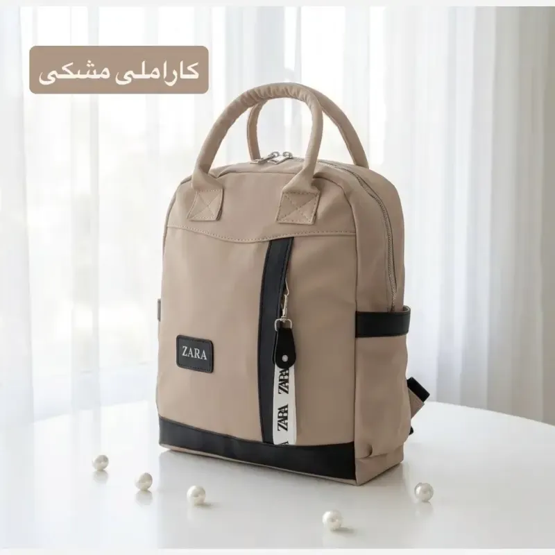 کوله فانتزی دخترانه برزنتی روزمره و مدرسه سه بند - تصویر 8
