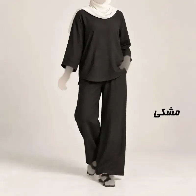 ست بلوز شلوار زنانه صوفیا فری سایز مناسب تا سایز 50 - تصویر 3
