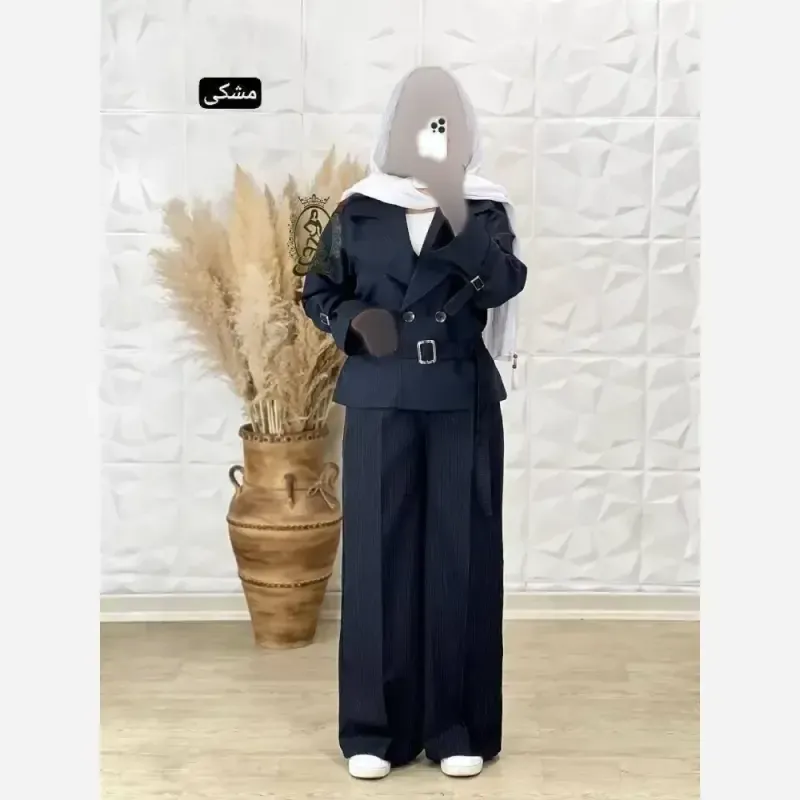 کت شلوار زنانه دیپلمات پرشیا مدل دلبر - تصویر 3