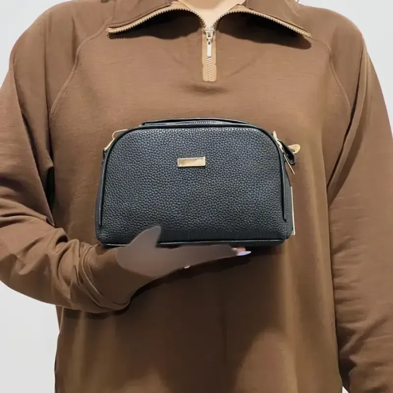 کیف دستی و دوشی زنانه شرانگ مغذی دوزی شده کد1390 - تصویر 2