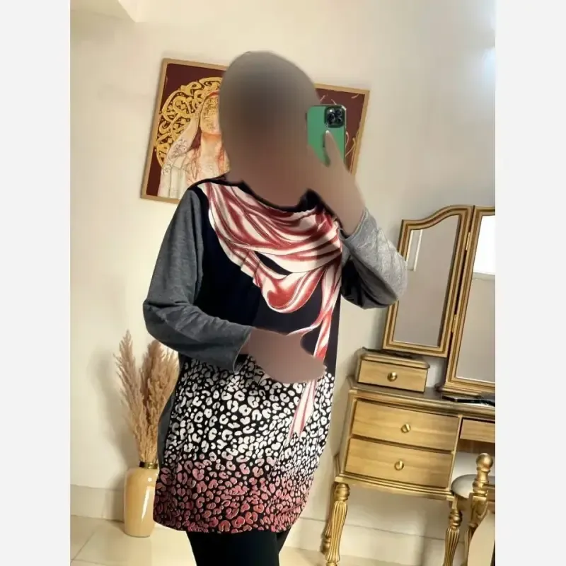 تونیک ساحل جنس گلکسی و فانریپ فری سایز - تصویر 2