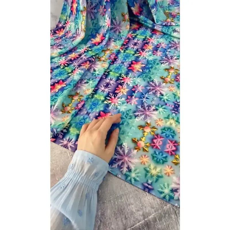 روسری نخ کاستوم طرح بارلین قواره 140 در 140 - تصویر 6