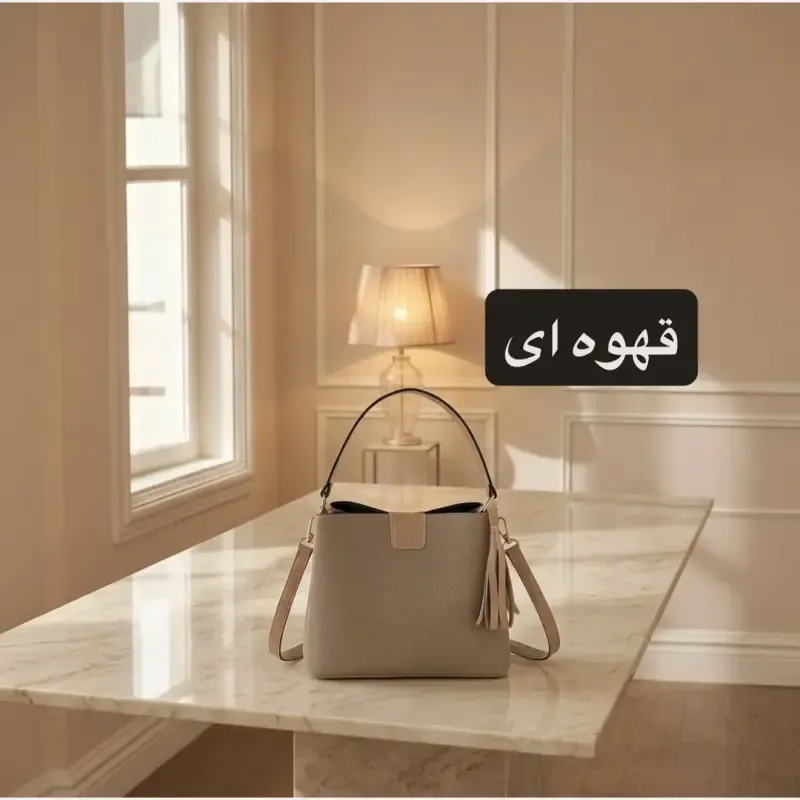 کیف زنانه اسپرت روزمره چرم مصنوعی مدل دو بند - تصویر 3