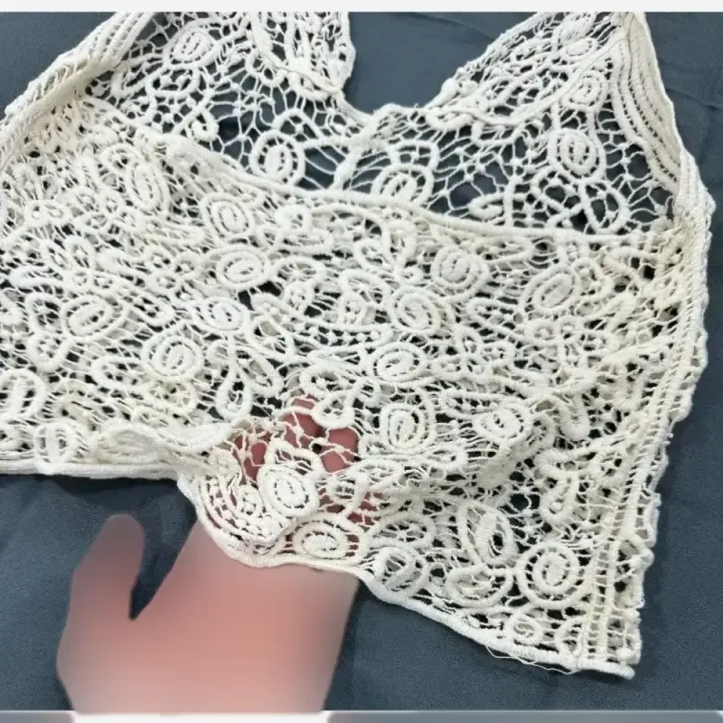 قلاب بافی جلو بسته کد 1020 فری سایز مناسب تا 42 قد 75 سانتی متر چهارفصل زنانه دخترانه روزمره مجلس رویی - تصویر 3