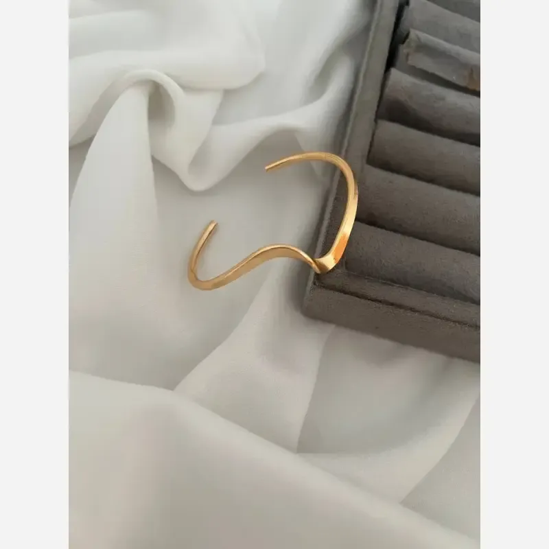 بنگل زنانه مدل دفرمه فری سایز کیفیت درجه یک رنگ ثابت - تصویر 4