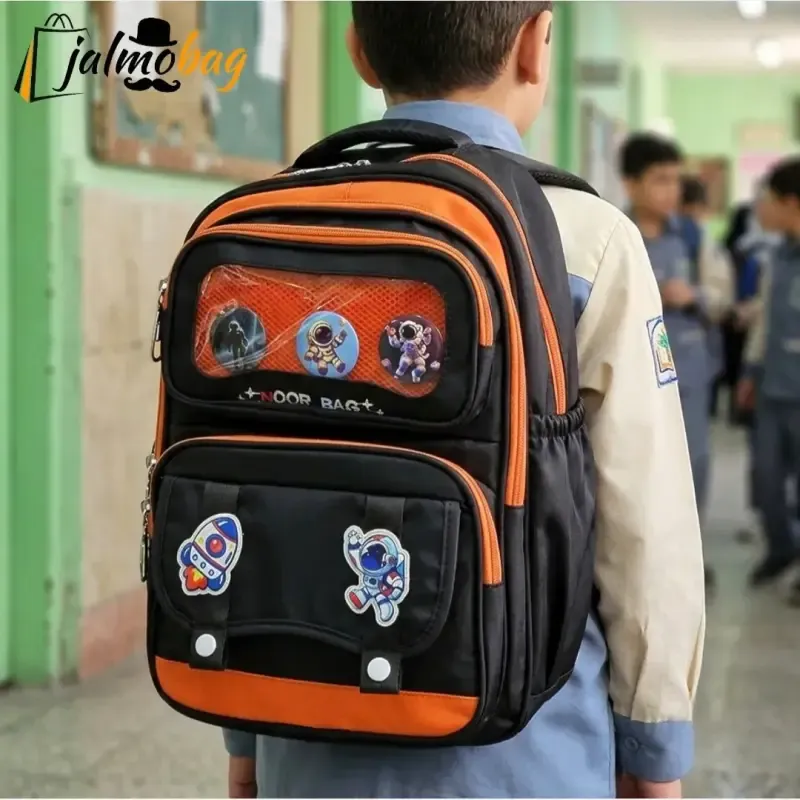 کوله پشتی پسرانه کلاس اول تا چهارم ضد آب ریپس وارداتی طبی و ضد تعریق - تصویر 4