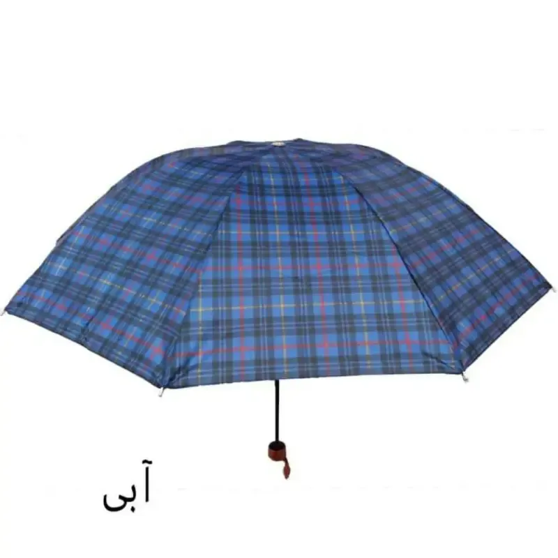 چتر چهار خانه تاشو ضد باد سبک و کمجا پارچه ضد آب مناسب باران و آفتاب زنانه و مردانه - تصویر 12
