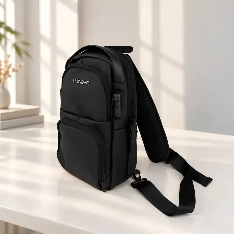 کیف مردانه پارچه ای روزمره و مسافرت ابعاد 38 در 25 سانتیمتر - تصویر 5