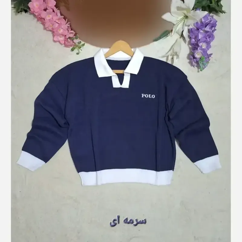 کراپ بافت پولو زنانه و دخترانه فری سایز - تصویر 12