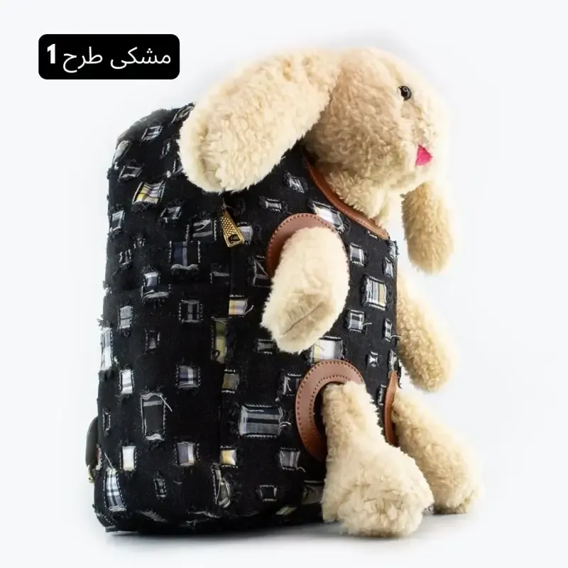 کوله پشتی پارچه ای روزمره مدرسه و دانشگاه زیپ دار بند بلند - تصویر 7