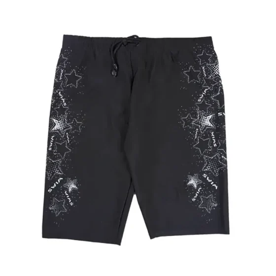 مایو مردانه پادار طرح ستاره و swim جنس استرج فری سایز