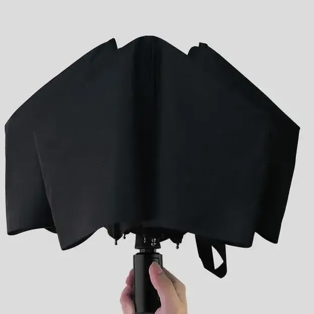 چتر اتوماتیک 10 فنر مقاوم طرح شیائومی فول اتوماتیک رنگبندی متنوع - تصویر 9