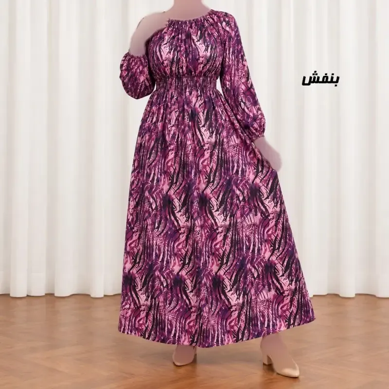 پیراهن ساحلی زنانه کش دار نخی فری سایز مناسب تا سایز 48 - تصویر 6