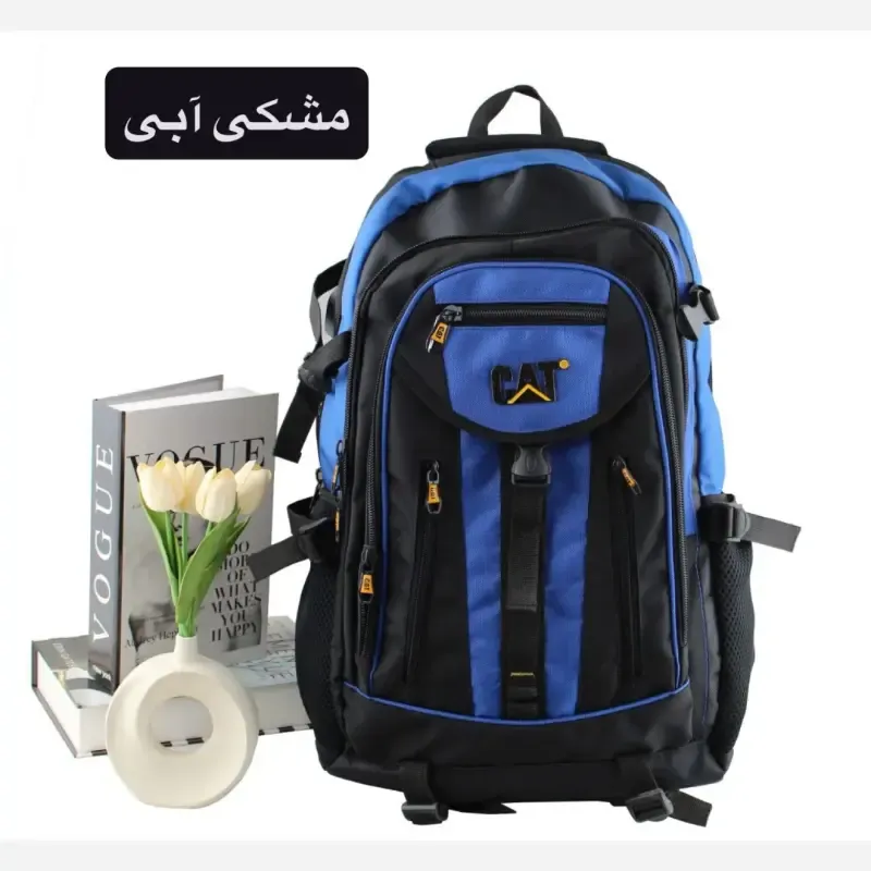کوله پشتی روزمره و مدرسه پارچه ای دارای بند بلند و جیب دار - تصویر 5