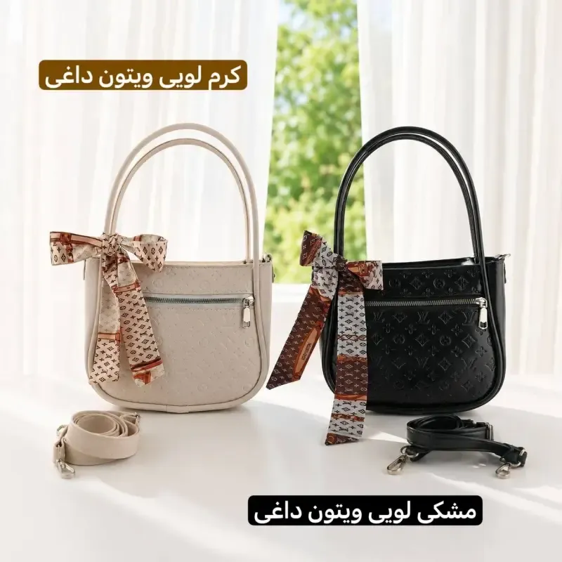 کیف پاسپورتی چرم مصنوعی زنانه مشکی ابعاد 25 در 20 سانتیمتر - تصویر 5
