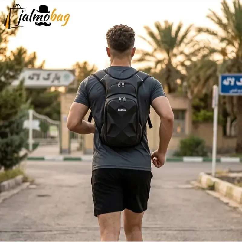 کوله پشتی موتور سواری هاردکیس ضد آب مردانه و زنانه مدل روزمره - تصویر 9