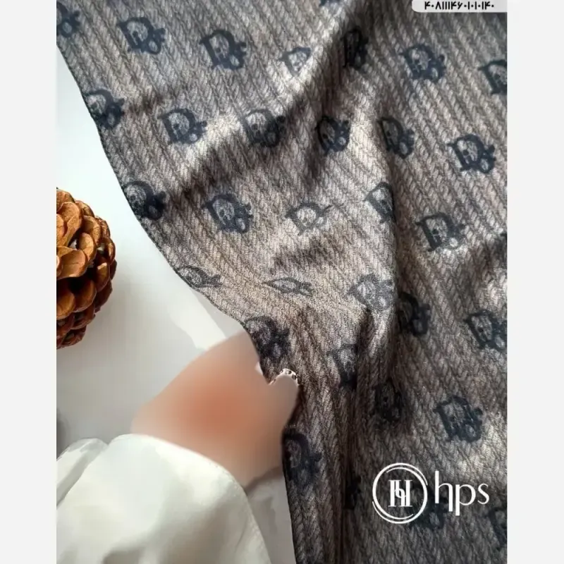 شال پاییزه طرحدار نخی قواره بلند نرم و لطیف ایستایی عالی 200 در 75 سانت - تصویر 2