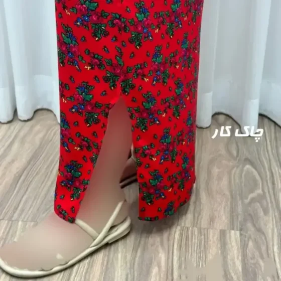 پیراهن نخی ترکمنستان گل نقلی فری سایز تا 54 چهارفصل شیک و راحت طلوبند دار