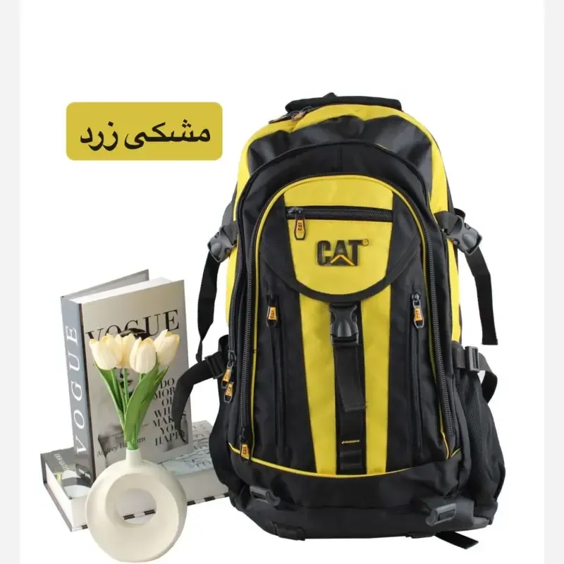 کوله پشتی روزمره و مدرسه پارچه ای دارای بند بلند و جیب دار - تصویر 6