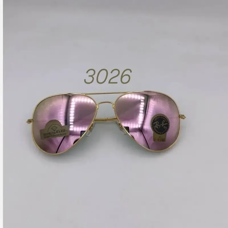 عینک آفتابی ریبن مدل RB3025 خلبانی شیشه سبز G15 فریم طلایی لنز UV - تصویر 11