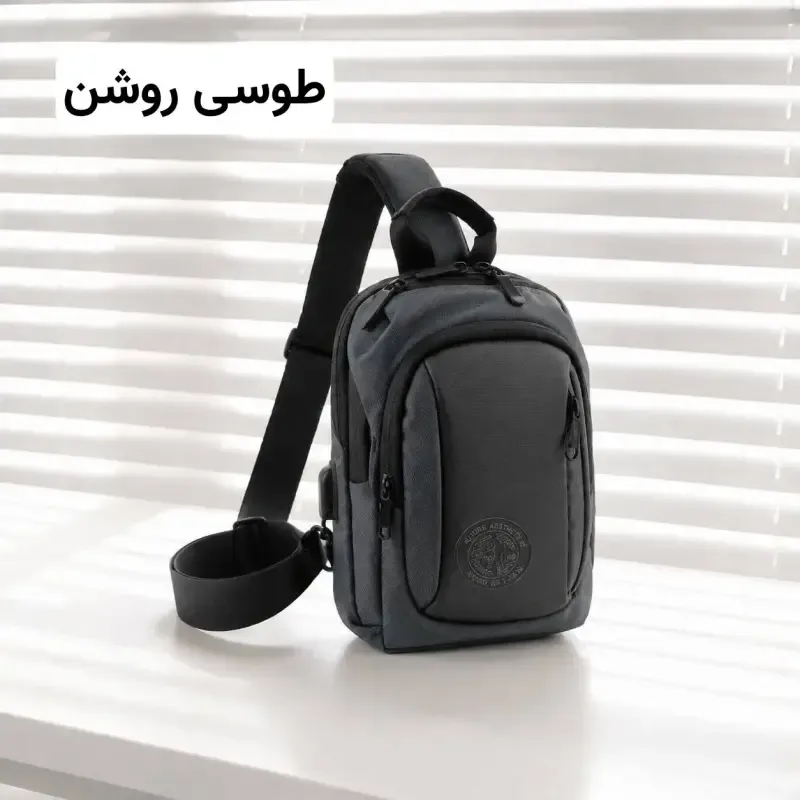 بادی بگ مردانه سایز کوچک جنس خلبانی دارای قفل و بند بلند - تصویر 7