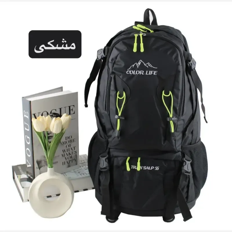 کوله پشتی مسافرتی و ورزشی پارچه ای مدل 9327 - تصویر 2