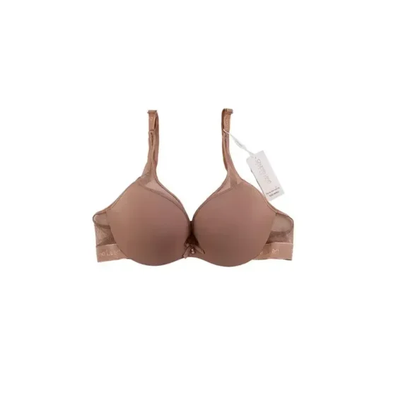 سوتین اسفنجی فنردار پرسی میکروفایبر و تور چانوی لین کاپ B