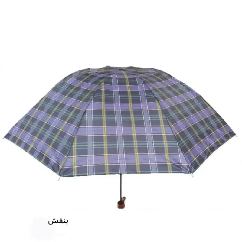 چتر چهار خانه تاشو ضد باد سبک و کمجا پارچه ضد آب مناسب باران و آفتاب زنانه و مردانه - تصویر 14