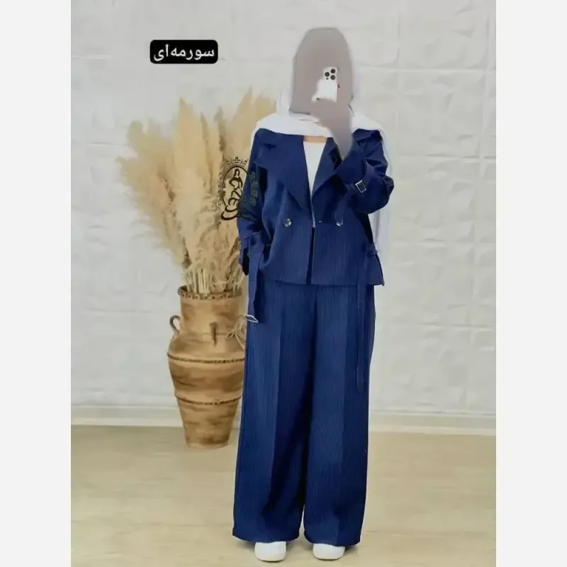 کت شلوار زنانه دیپلمات پرشیا مدل دلبر - تصویر 4