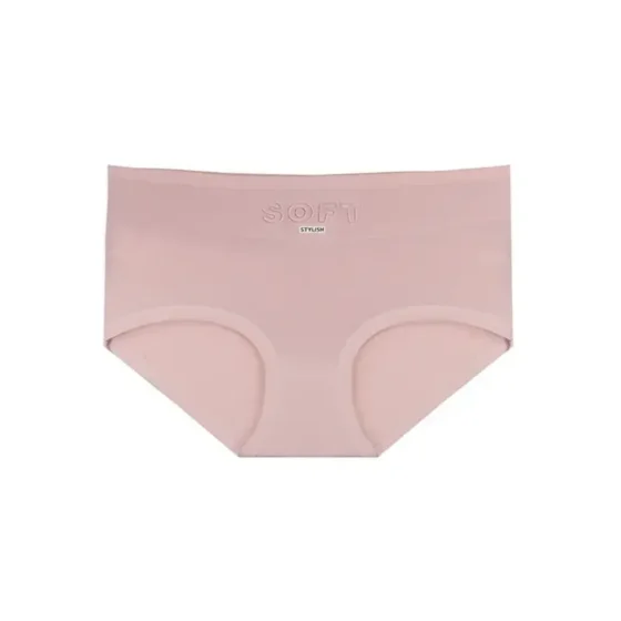 شورت زنانه اسلیپ نخ و پنبه کمر و بغل پهن طرح SOFT سایز فری سایز