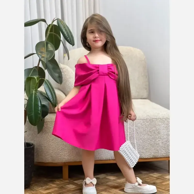 سارافون دخترانه مازراتی طرح پاپیون سایز 40 تا 60 مناسب 2 تا 11 سال - تصویر 7