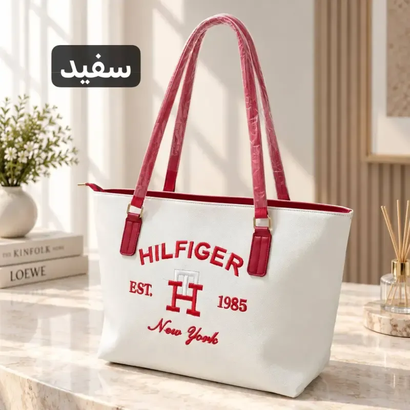 ساک دستی چرم مصنوعی اسپرت و روزمره مدل زیپدار با آستر ساتن - تصویر 5
